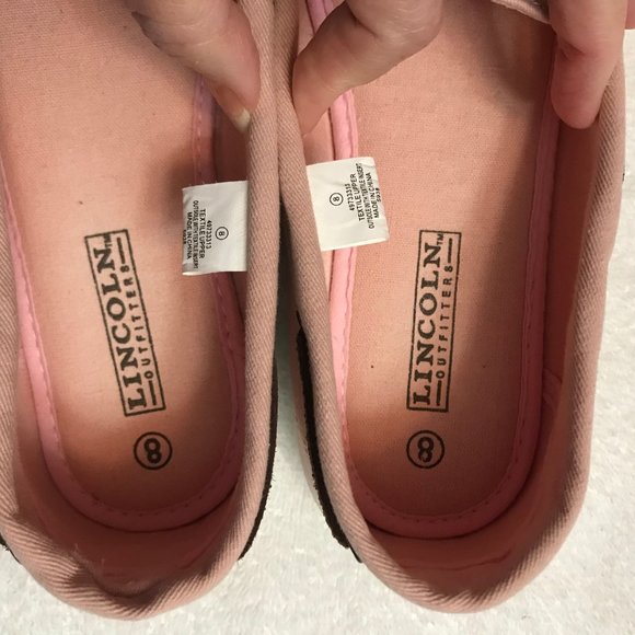 Lincoln Outfitters Pink Loafers Slip Ons, Size 8 - Picture 7 of 8